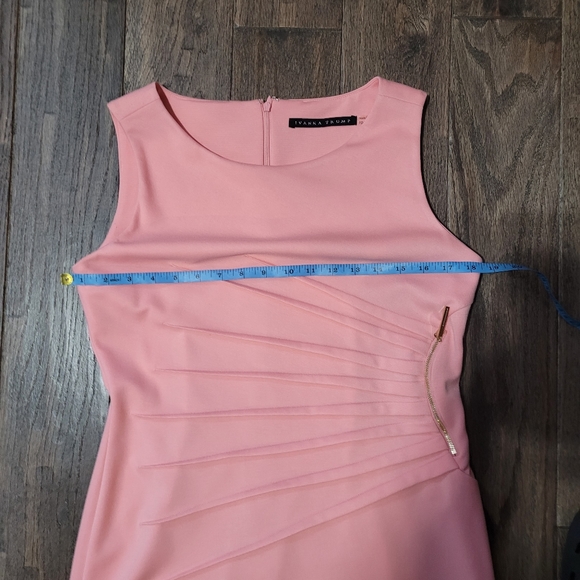 Ivanka Trump Peach Sleeveless Dress Size 10 - Picture 11 of 12